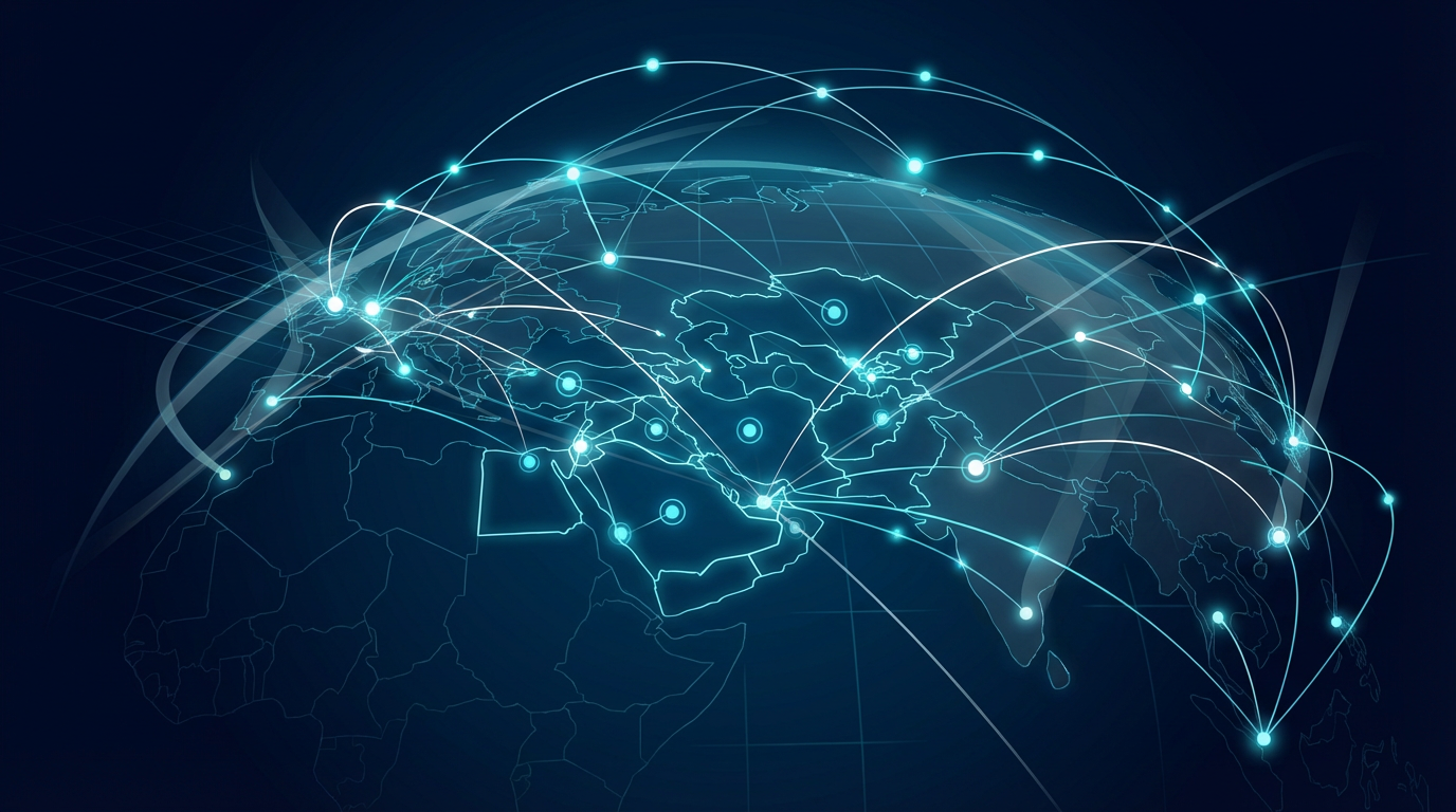 Global Aviation Network Map